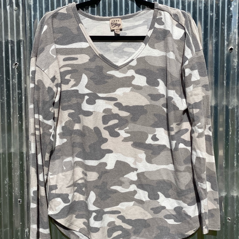 Soft camo long sleeve